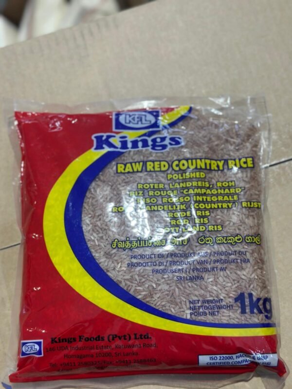 Kings Raw Red Country Rice