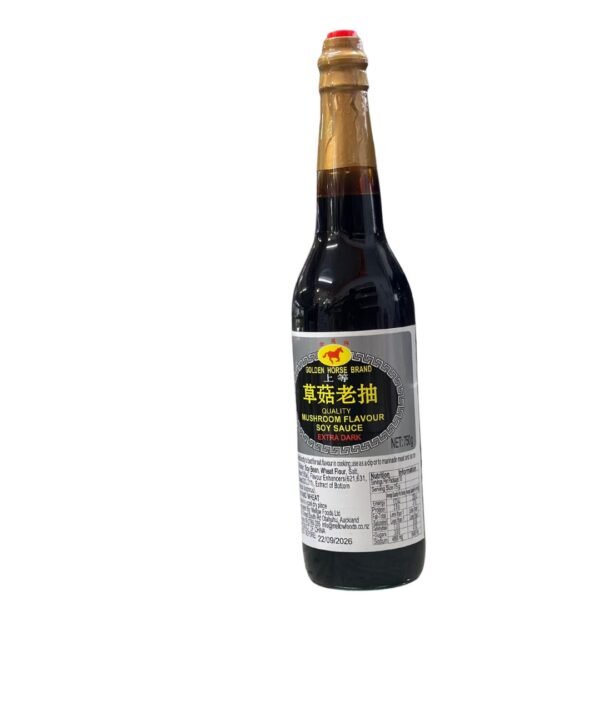 Golden Horse Brand Mushroom Soy Saurce (Extra Dark)