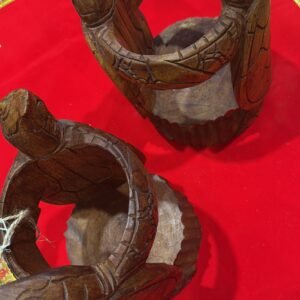 Handcrafted Wooden Wine Bottle Stand