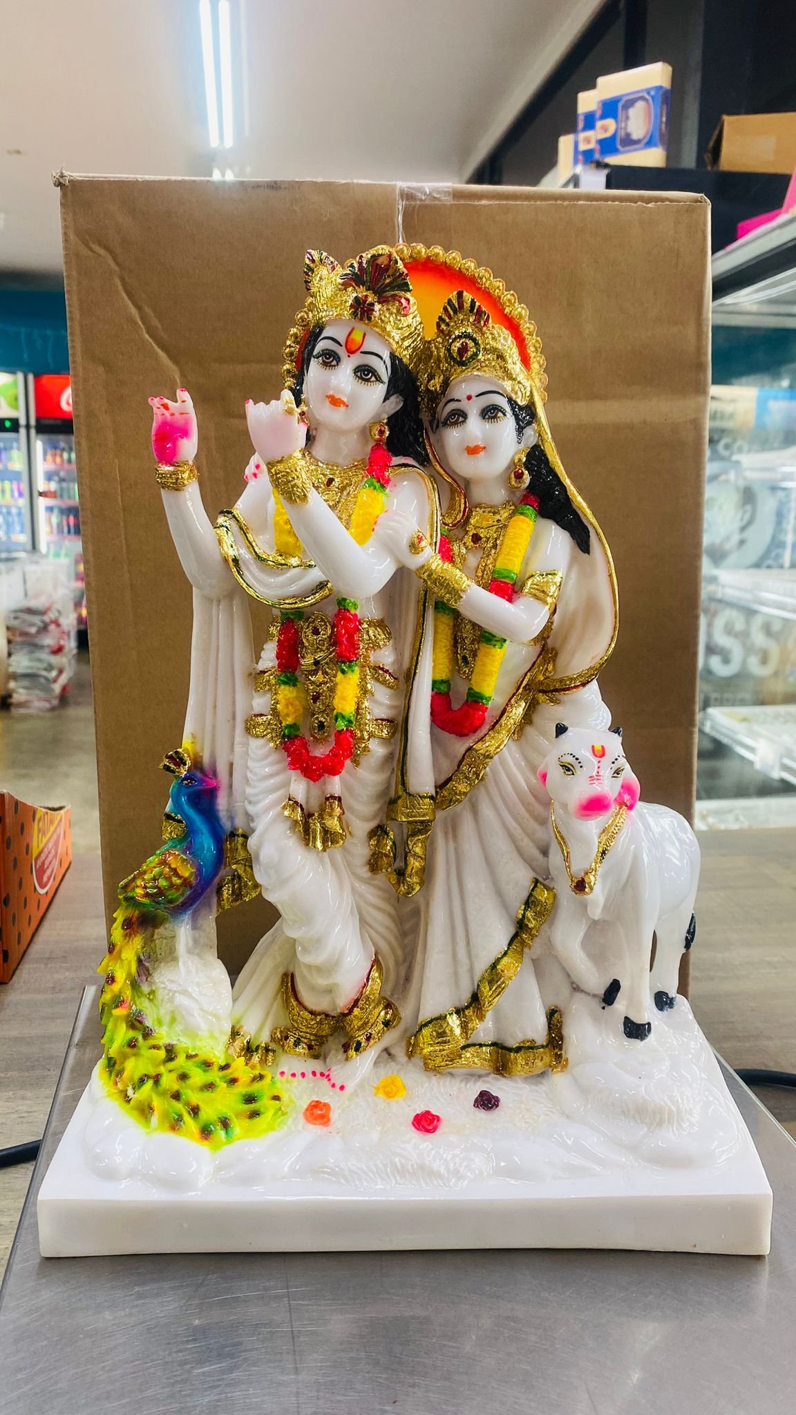 Radha Krishna Murti – 13 Inch (Premium Finish)